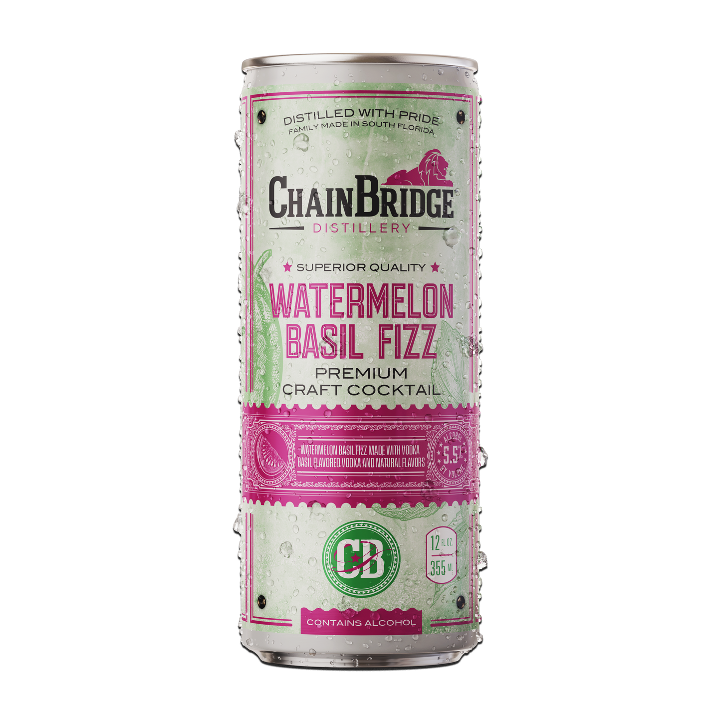ChainBridge Watermelon Basil Fizz