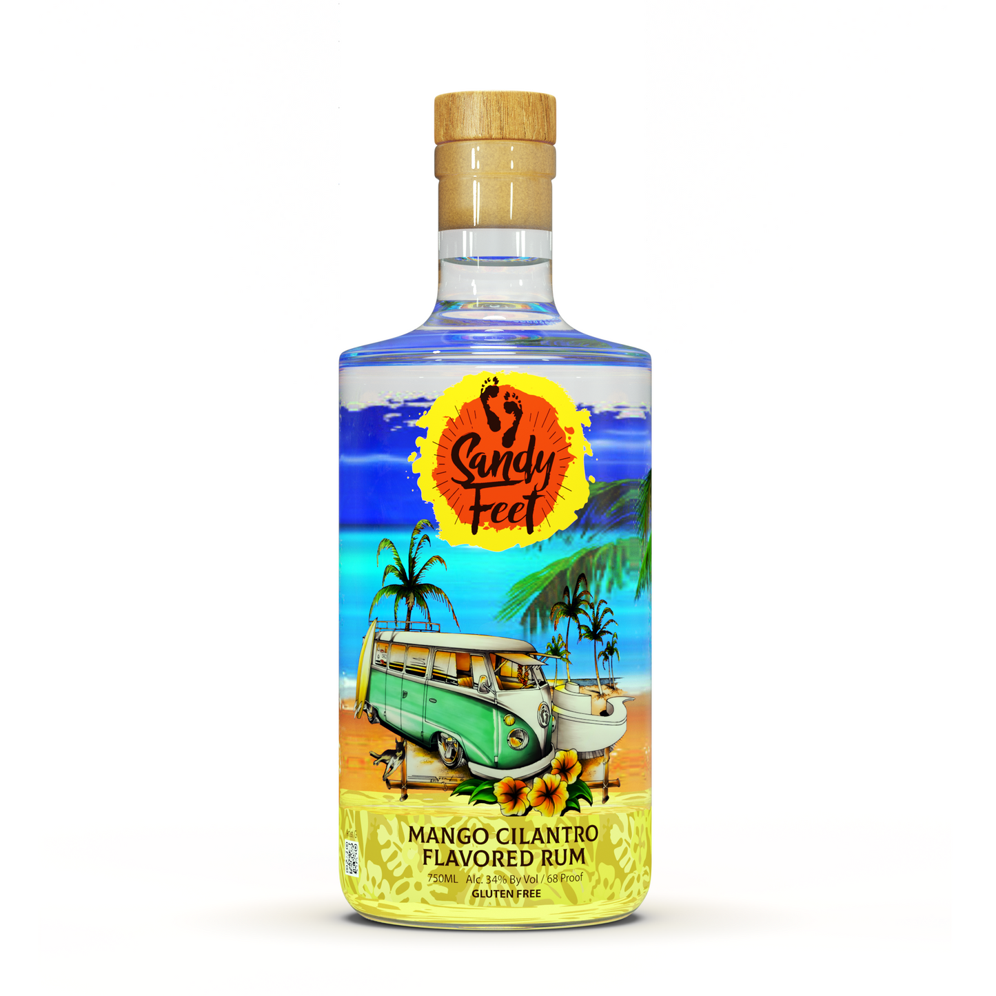 Sandy Feet Mango Cilantro Rum