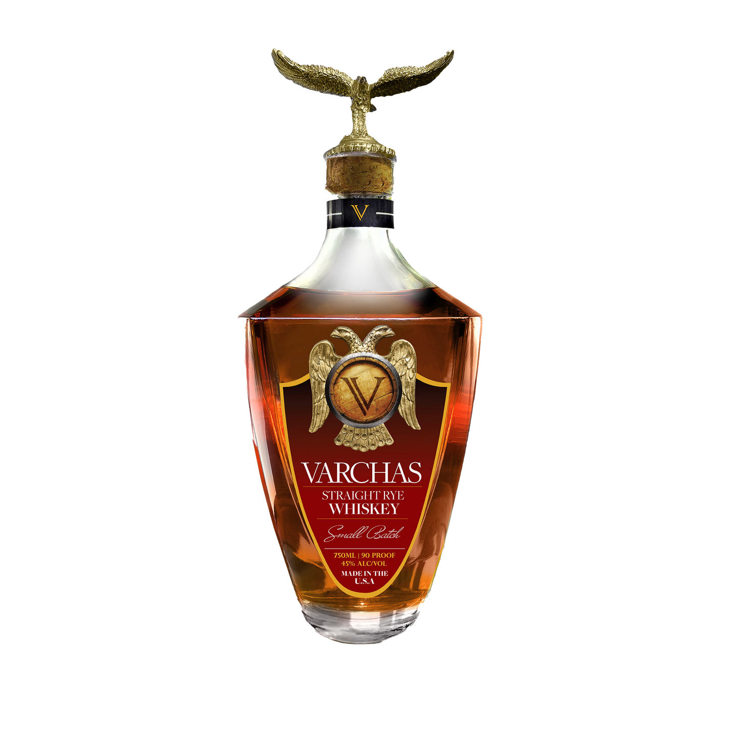 VARCHAS STRAIGHT RYE WHISKEY