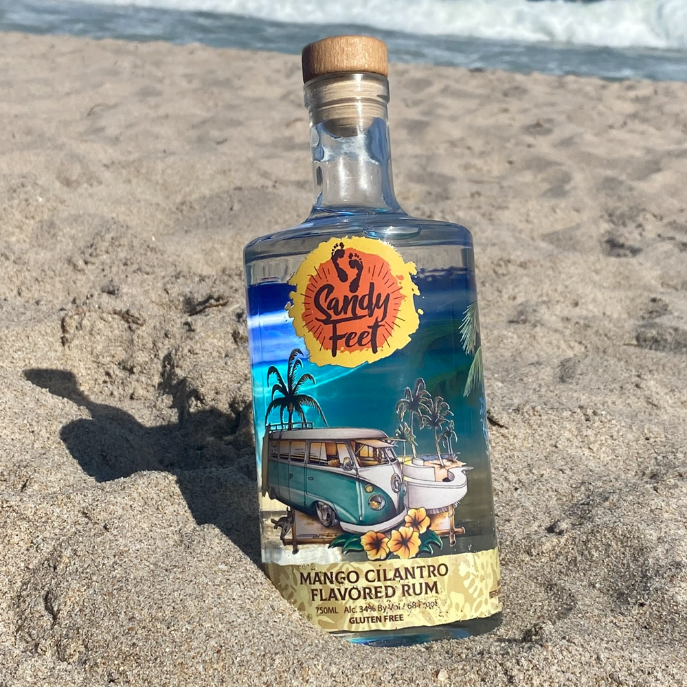Sandy Feet Mango Cilantro Rum