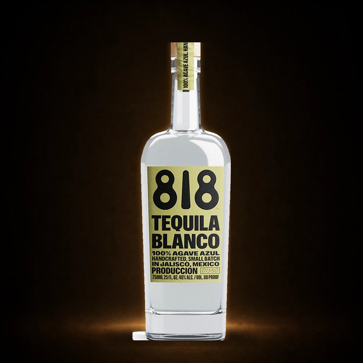 818 TEQUILA BLANCO 750ML – bottle view 1