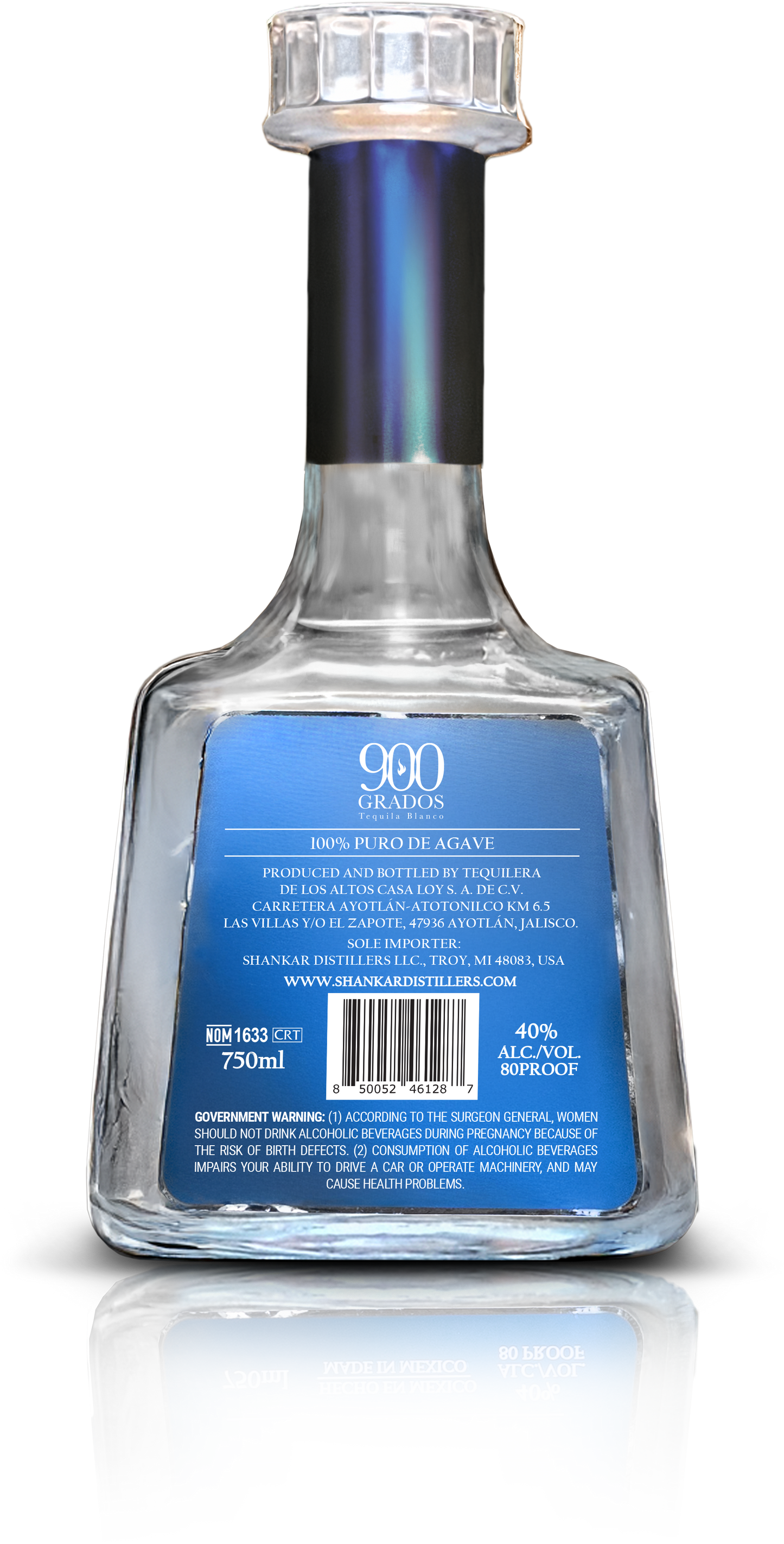 900 Grados Tequila Blanco