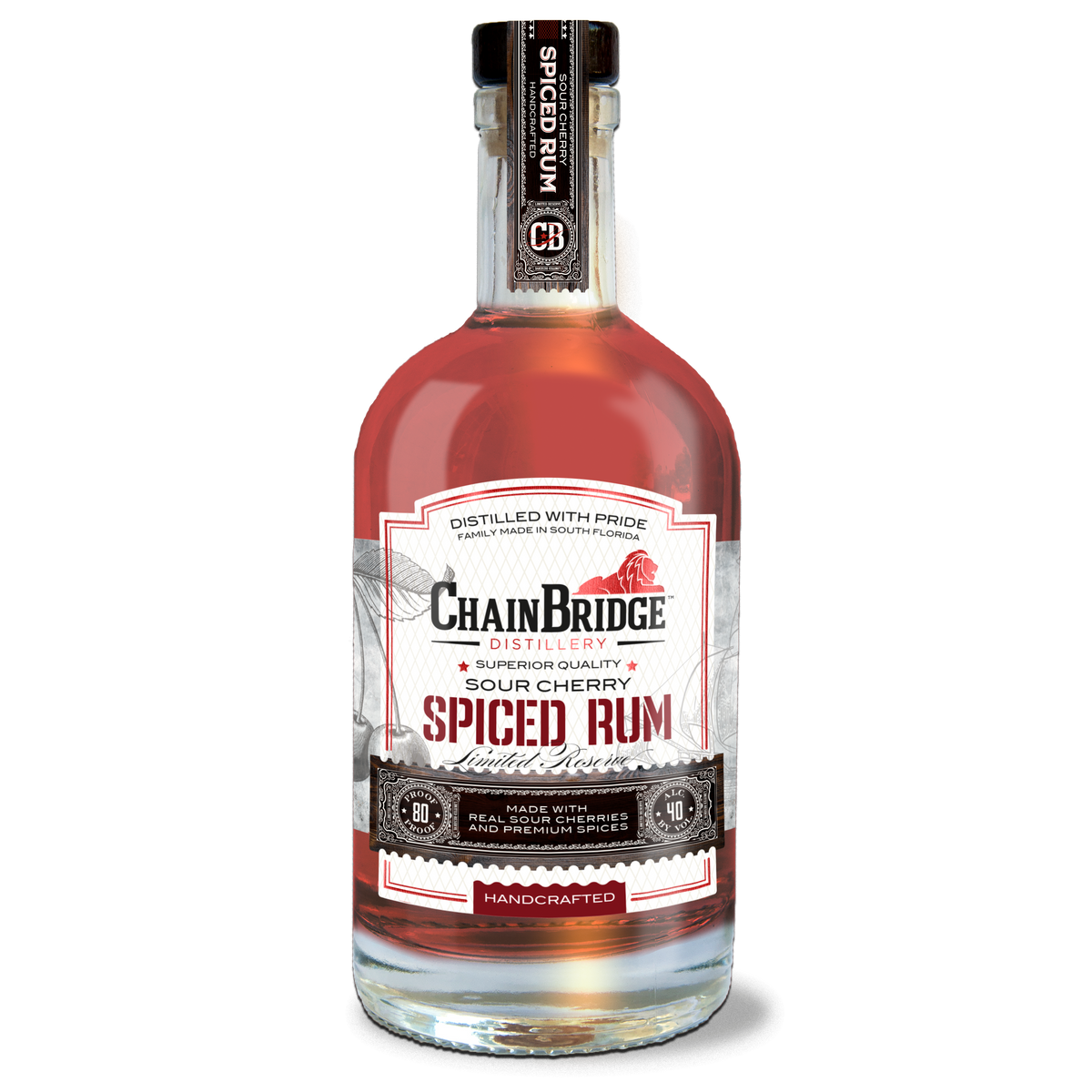 ChainBridge Sour Cherry Spiced Rum – Tri County Discount Liquors ChainBridge Sour Cherry Spiced Rum – Tri County Discount Liquors