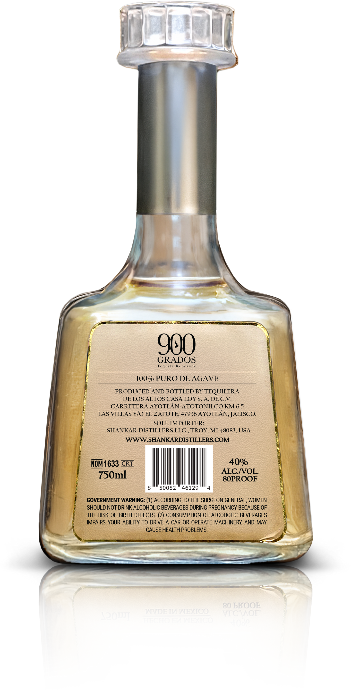 900 Grados Tequila Reposado