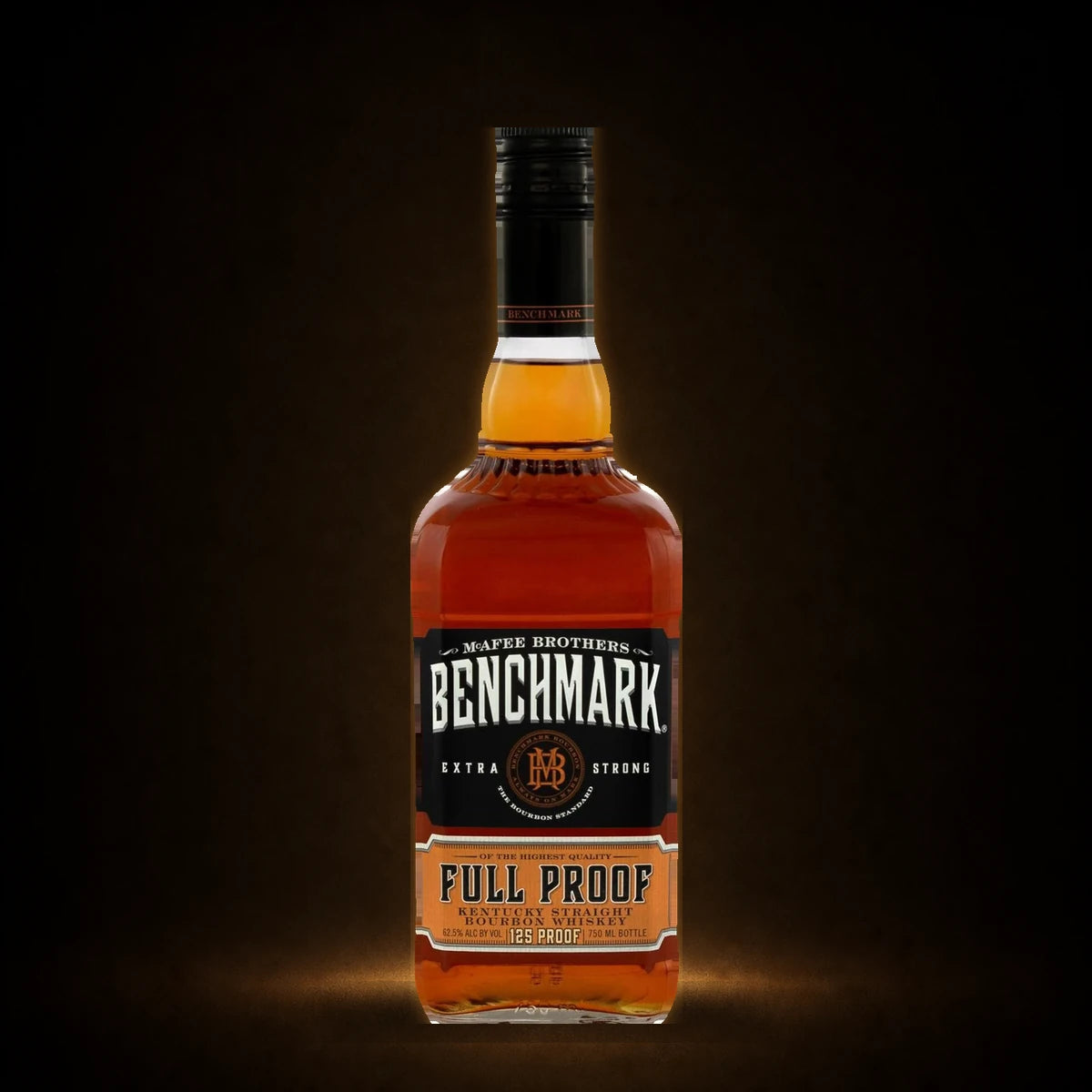 BENCHMARK FULL PROOF – bottle view 1