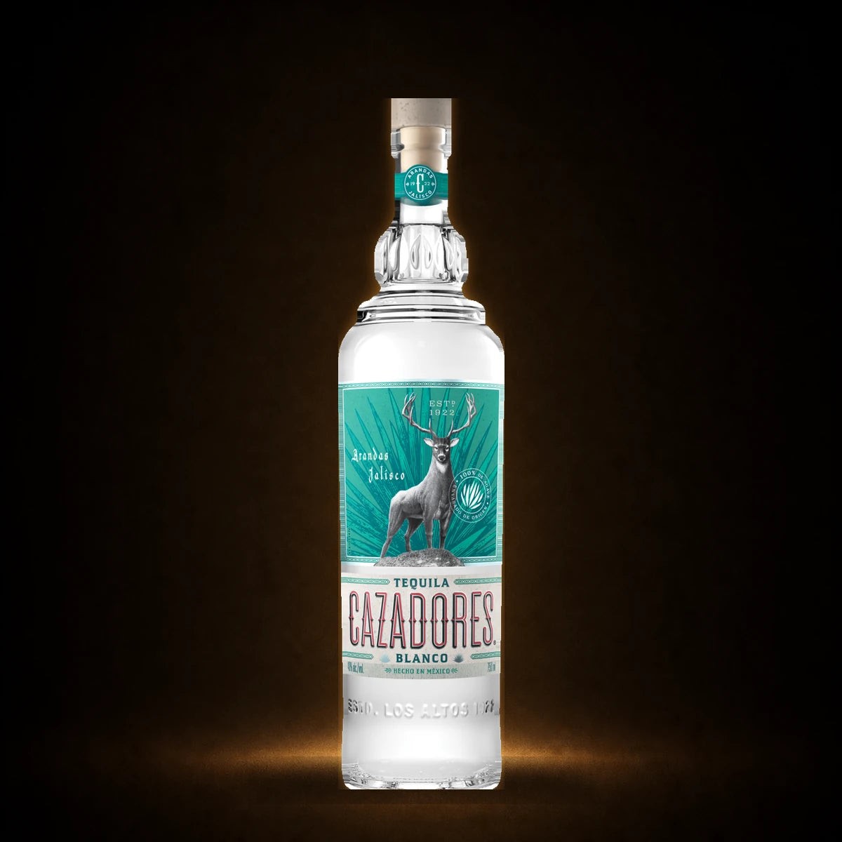 CAZADORES BLANCO TEQ 750ML – bottle view 1