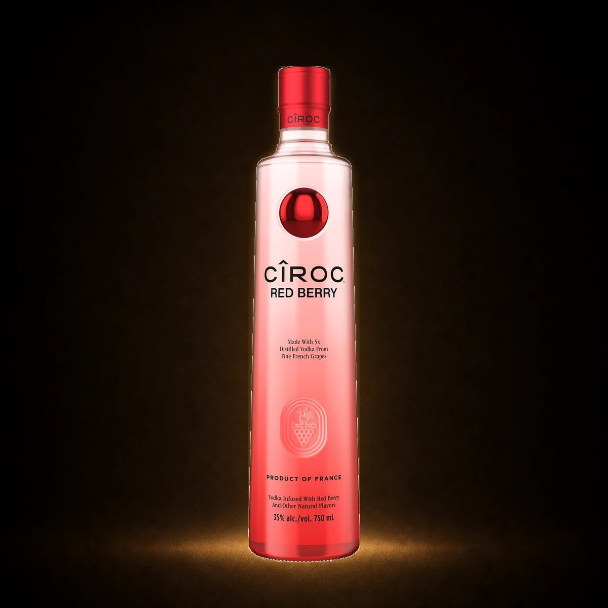 CIROC RED BERRY 750 ML – bottle view 1