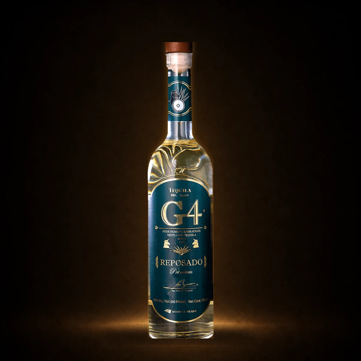 G4 REPOSADO TEQUILA 750ML