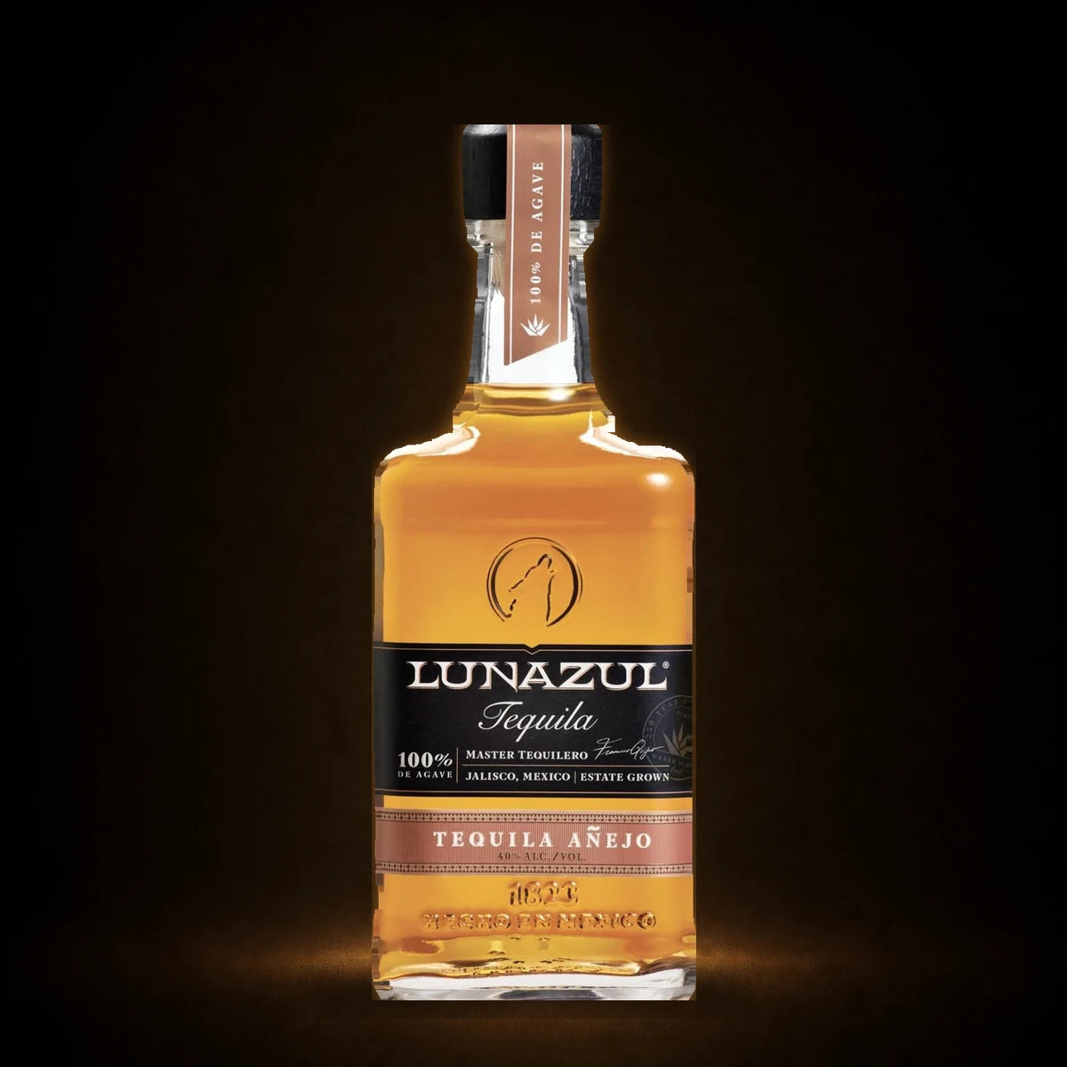 LUNAZUL ANEJO 750ML – bottle view 1