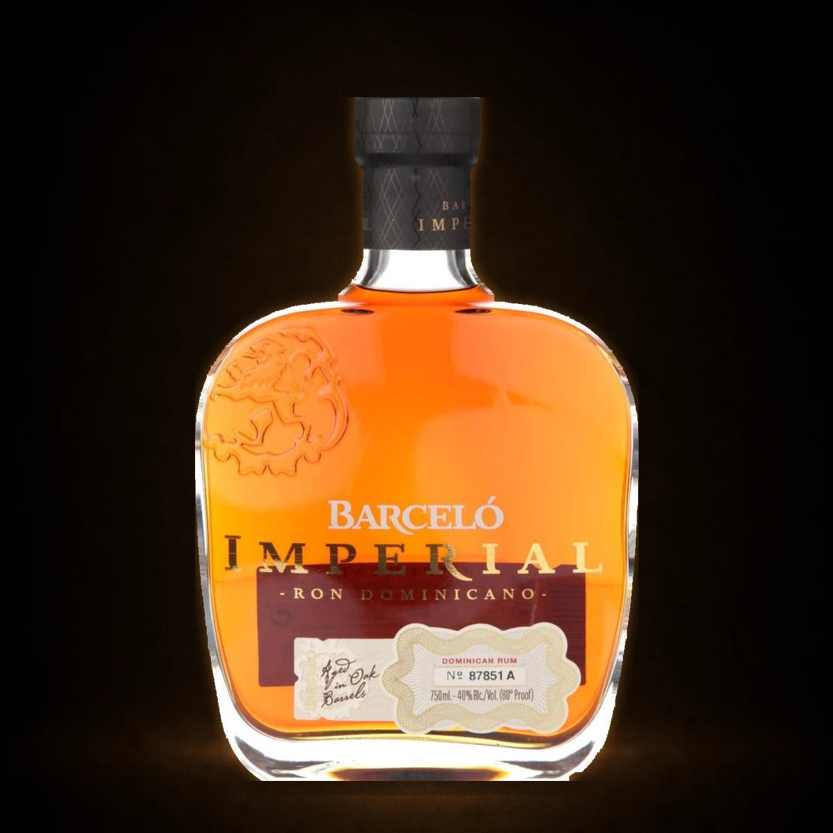 RON BARCELO IMPERIAL 750 ML – bottle view 1